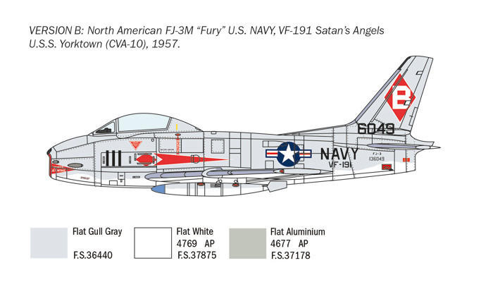 Italeri 1/48 NAA FJ-2/3 Fury